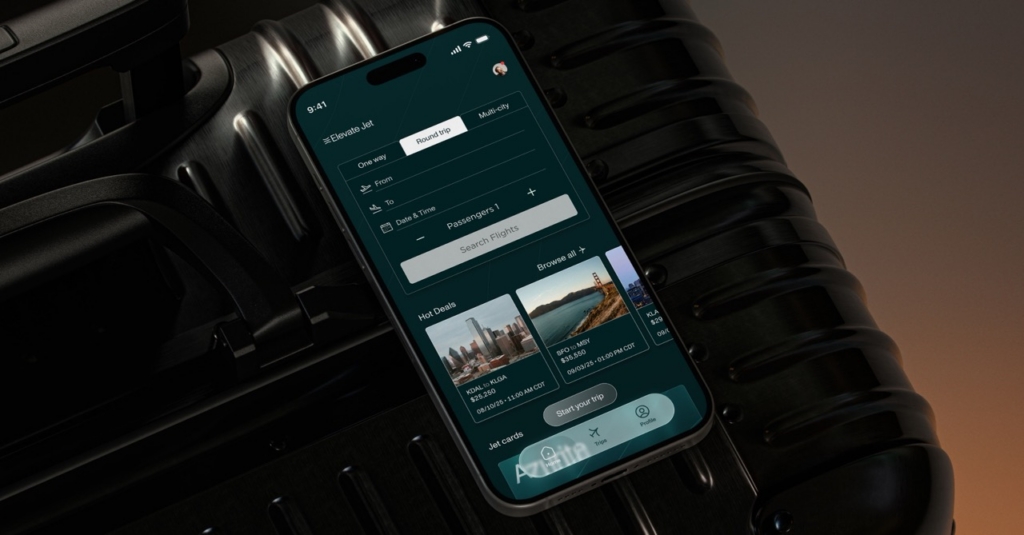 Elevate Jet's AI "Ruby" concierge results