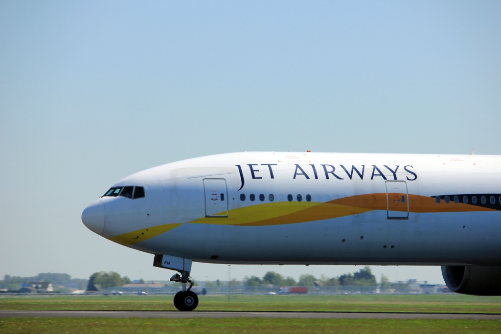 Amsterdam the Netherlands - May 4th 2018: VT-JEM Jet Airways Boeing 777