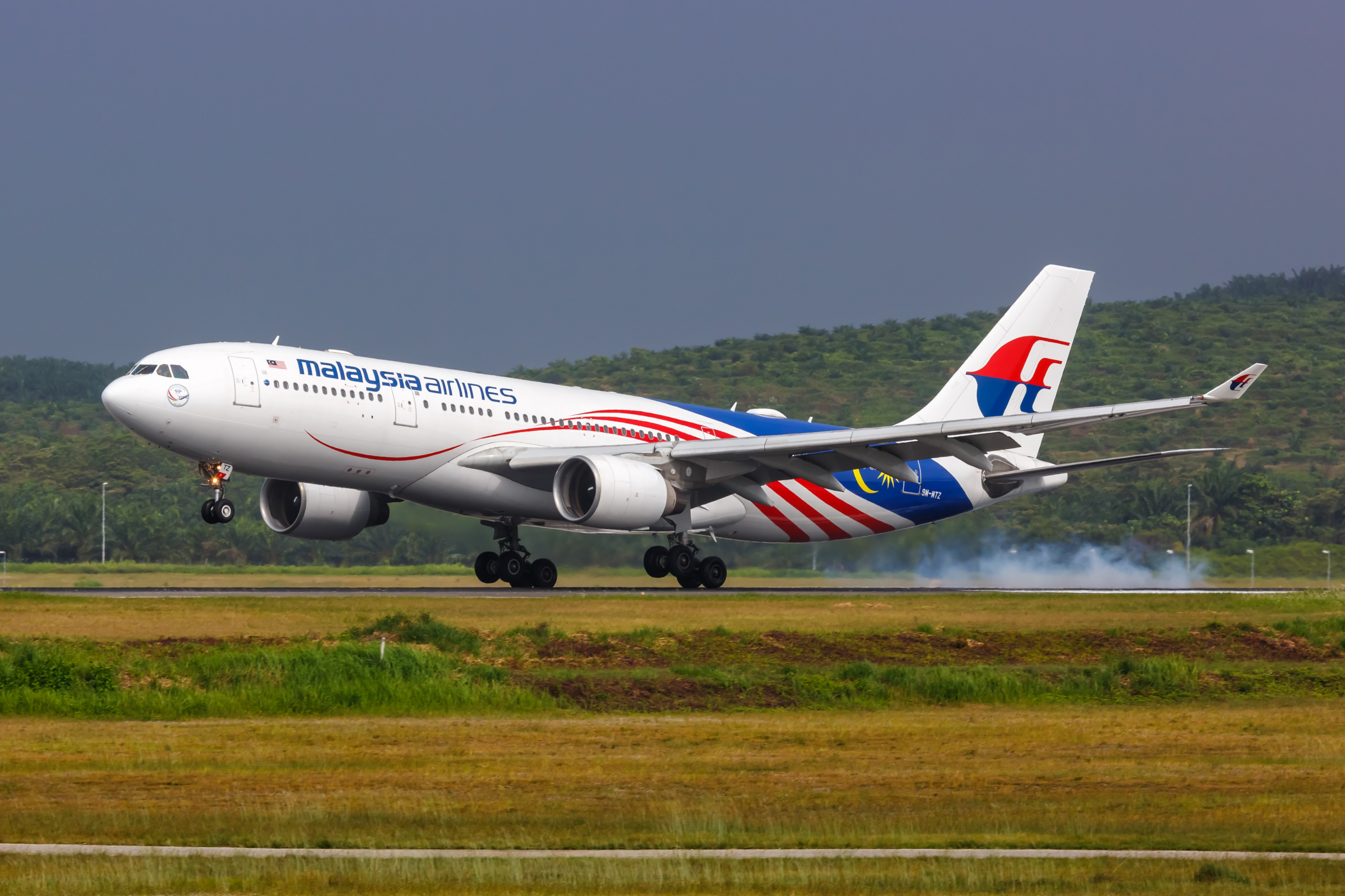 Kuala Lumpur, Malaysia - February 5, 2023: Malaysia Airlines Airbus A330-200 airplane at Kuala Lumpur Airport (KUL) in Malaysia.