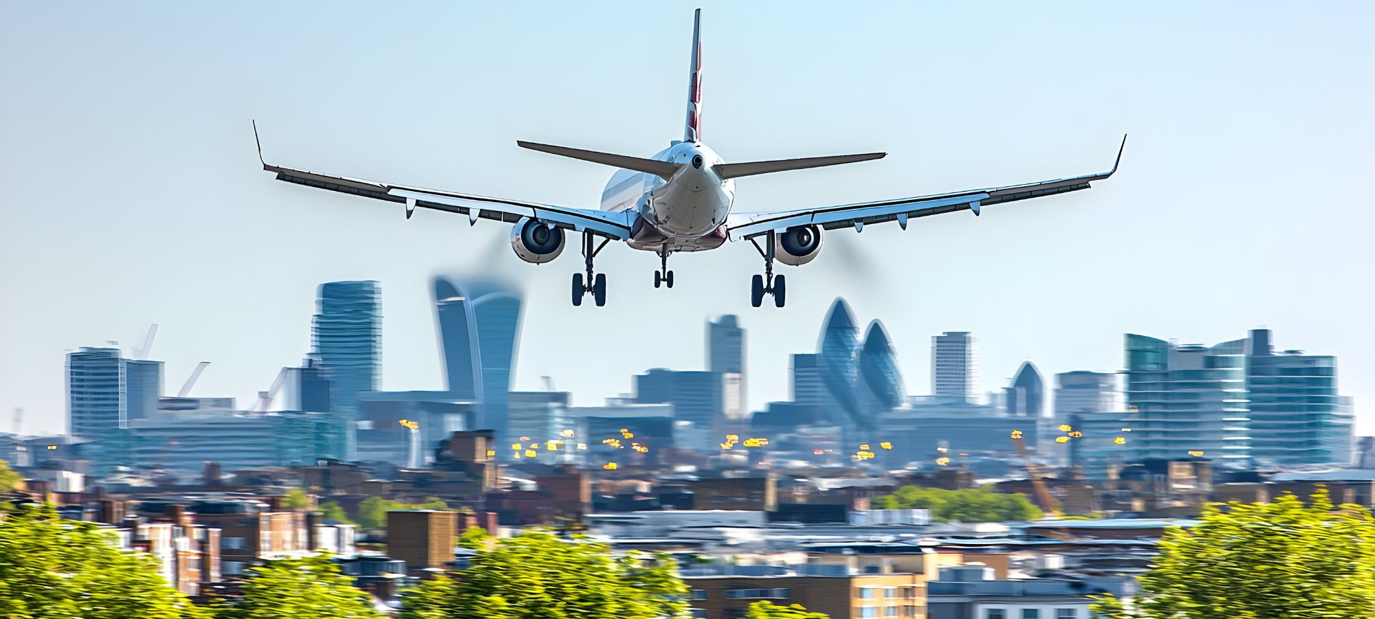 Aircraft landing at London City