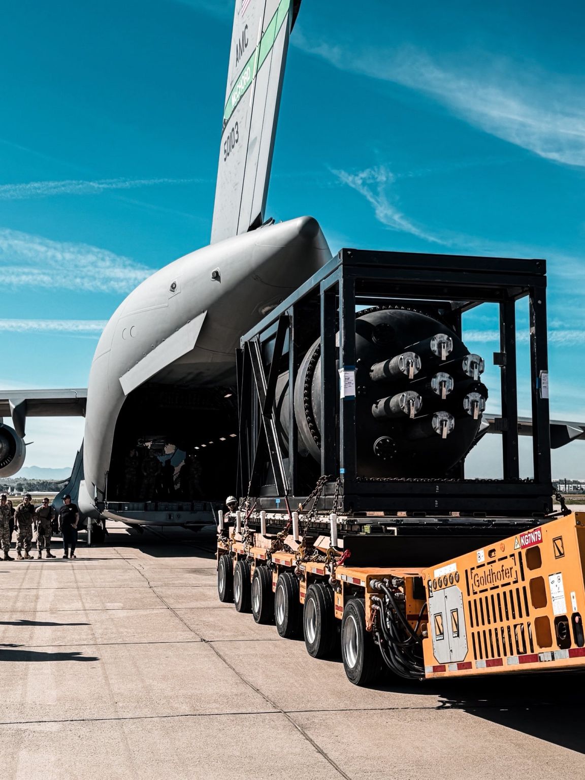 C-17 transports nuclear microreactor