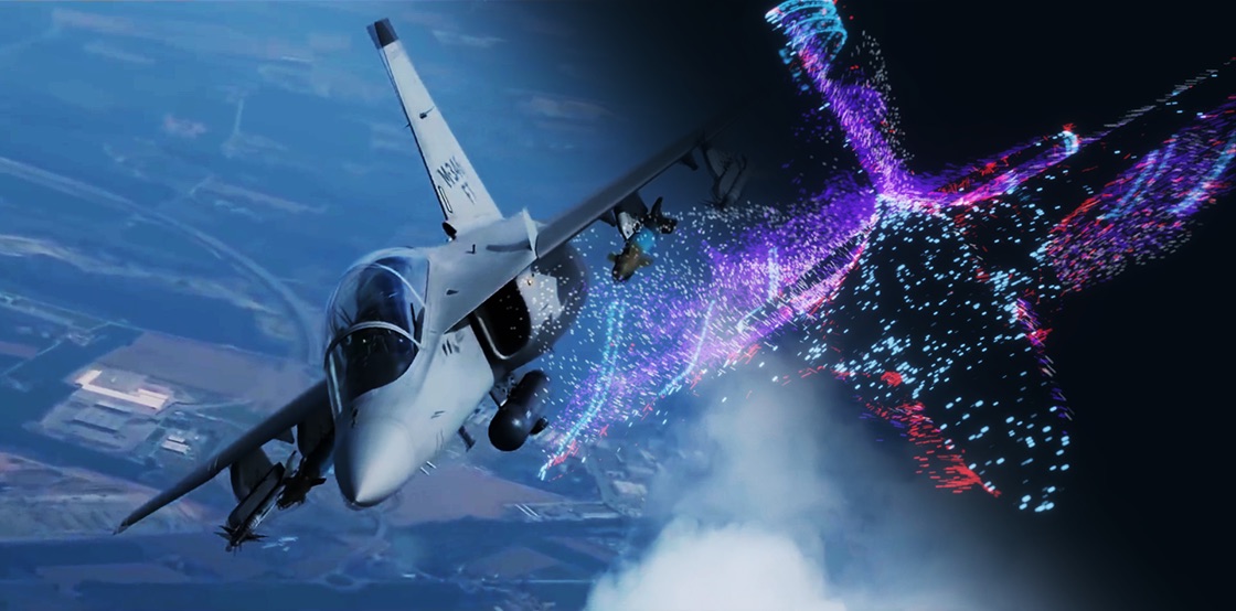 Digital twin military aircraft