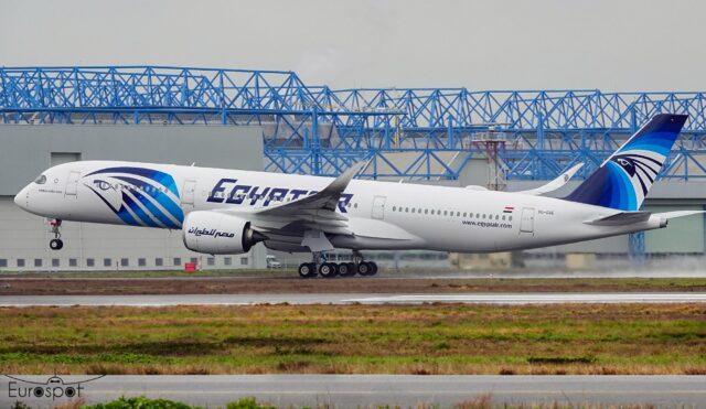 EgyptAir Airbus A350 Eurospot