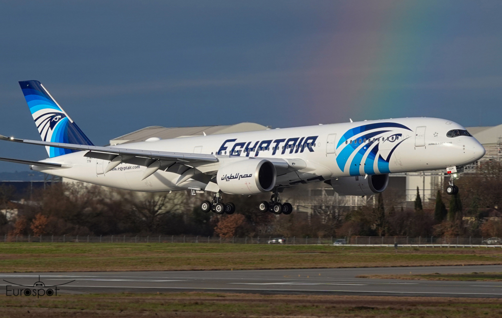 EgyptAir second Airbus A350-900 by Eurospot