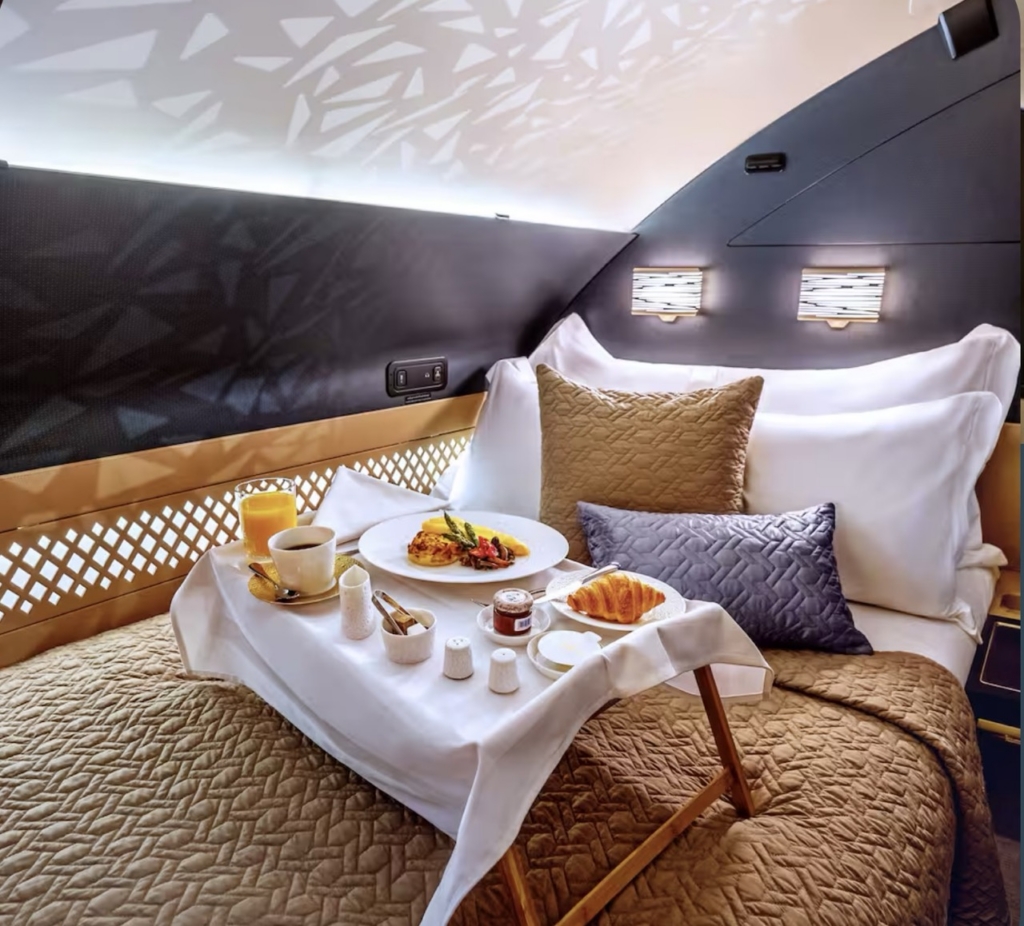 Etihad Airways A380 The Residence bedroom