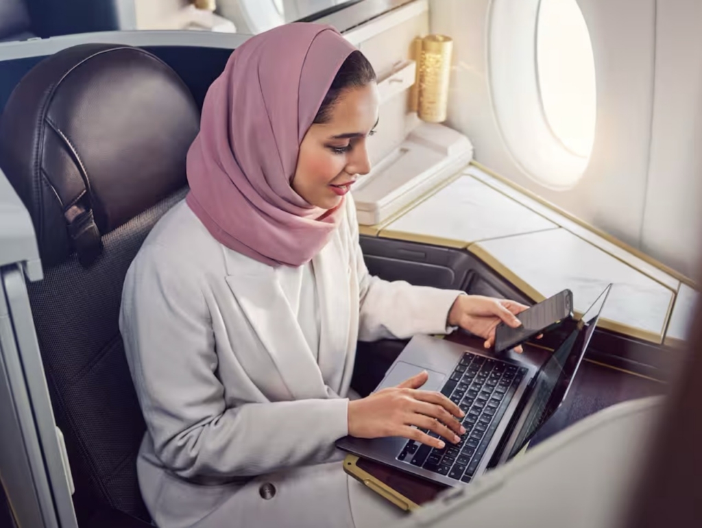 Etihad Airways A380 business class