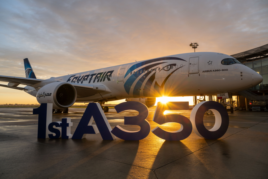 First A350-900 to Egyptair