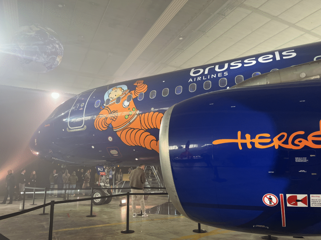 Brussels Airlines Airbus A320 new Tintin livery