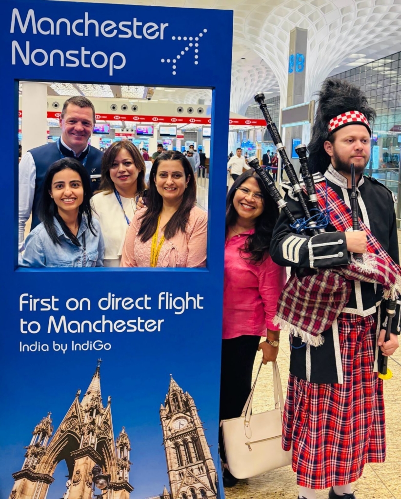 IndiGo Manchester inaugural flight