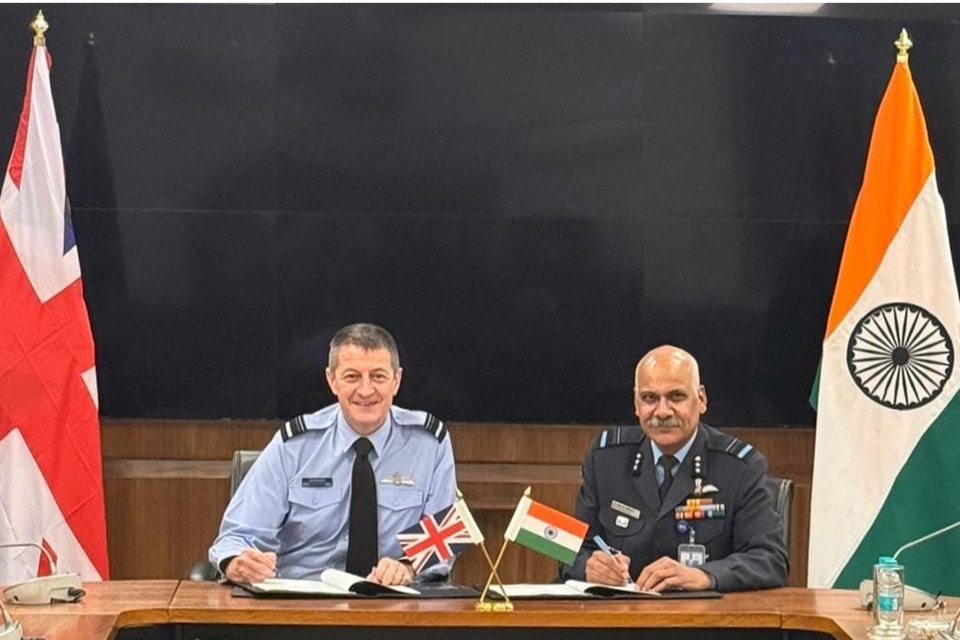 Indian air force instructors to train RAF pilots