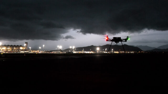 INDRA Group drone at Malaga Airport