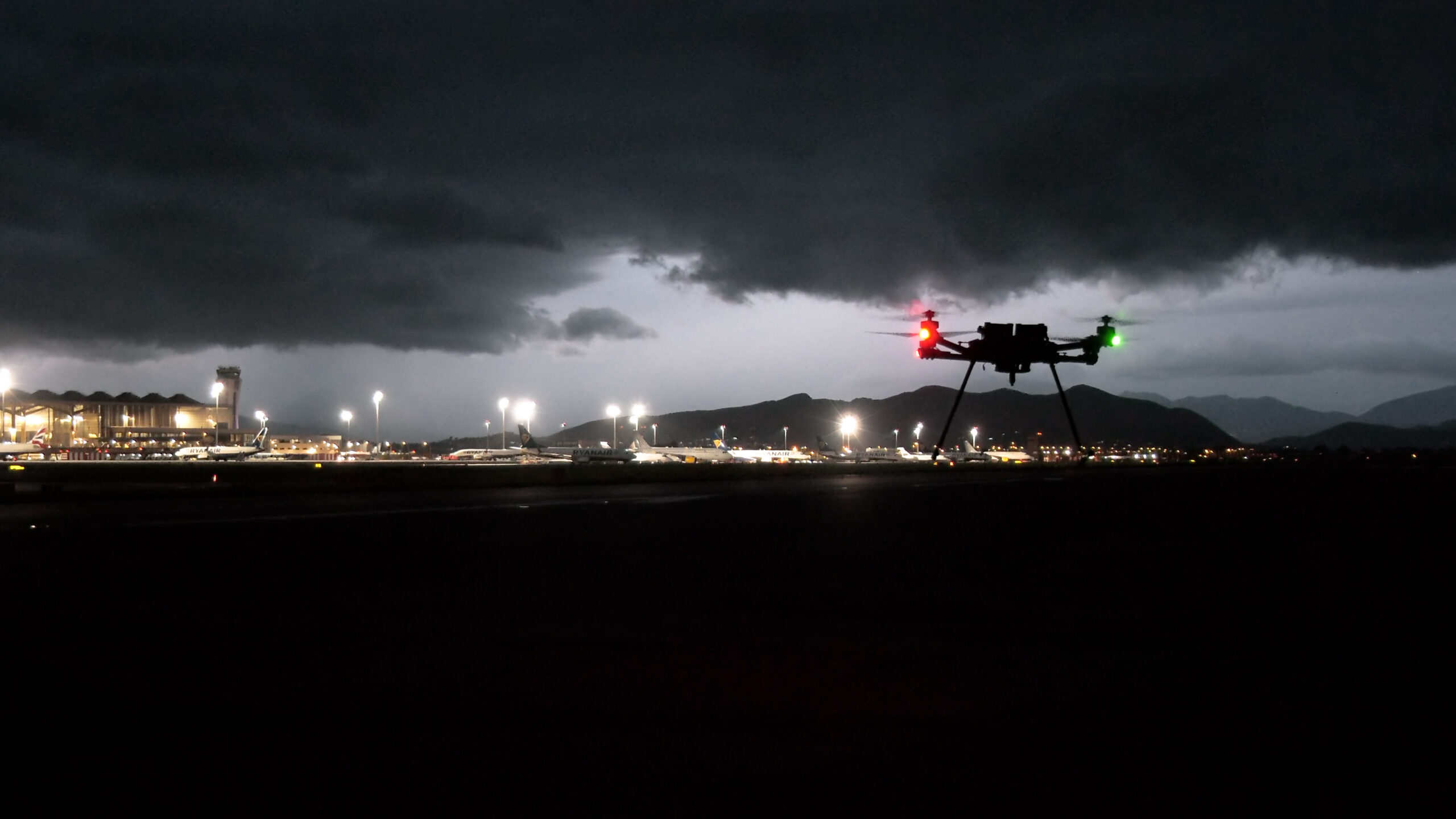 INDRA Group drone at Malaga Airport