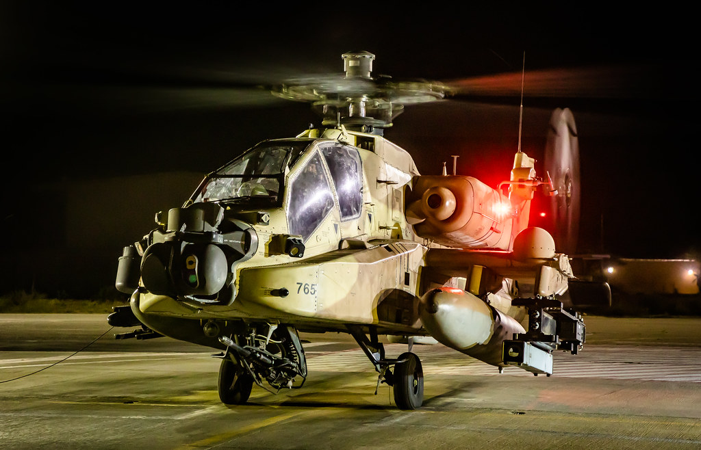 The IAF welcomed its first AH-64D-I Saraf gunships into service in April 2005. Image: IAF/Amit Agronov