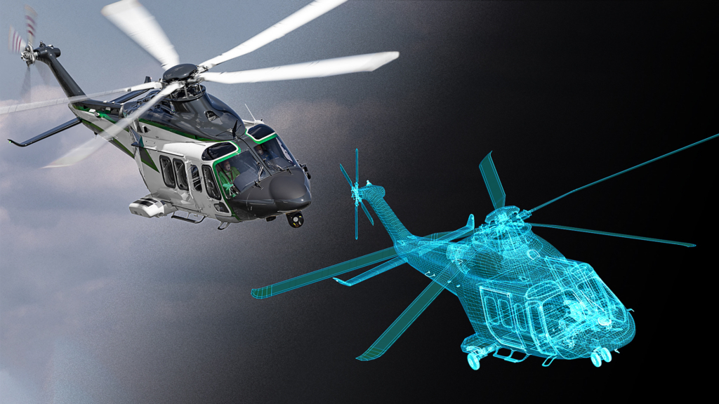 Leonardo digital twin for helicopters