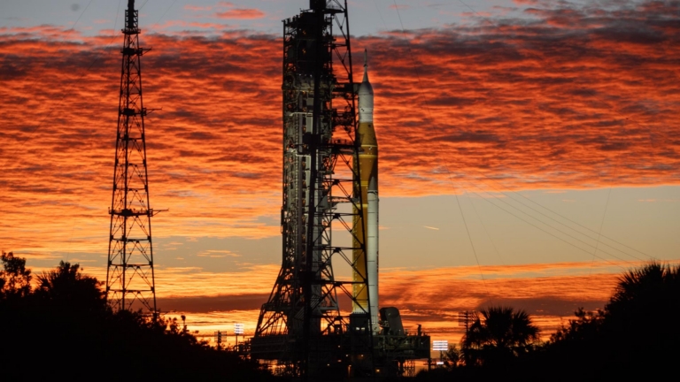NASA rolls Artemis II SLS rocket back to VAB after new helium leak