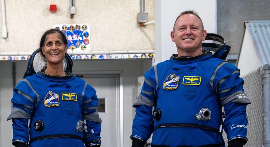 NASA Boeing Starliner crew butch wilmore and suni williams