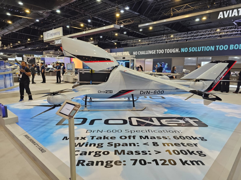 ST Engineering DrN-600 medium lift cargo drone