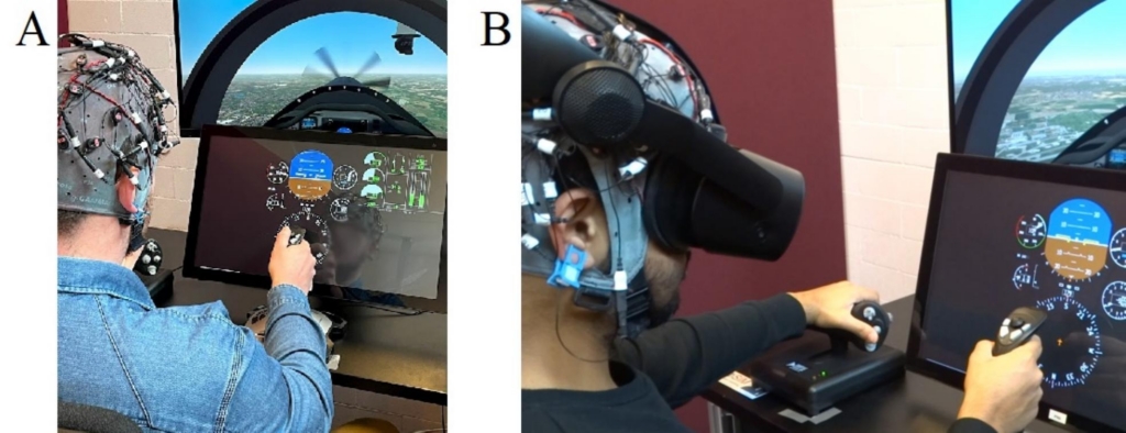 Pilot training with AI brainwave monitoring