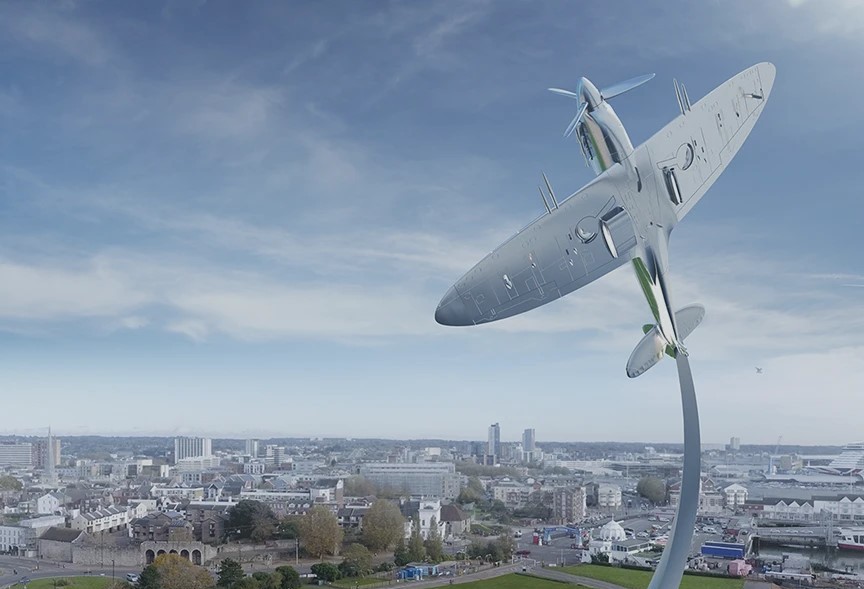 Planned Spitfire monument