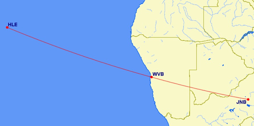 Airlink route to HLE