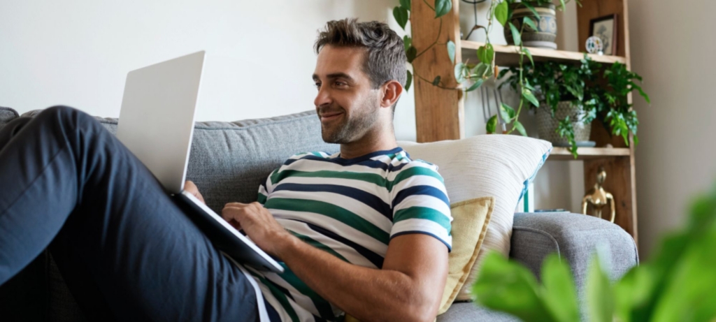 Passenger booking a flight