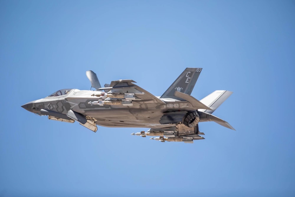 US Marine Corps F-35B in beast mode