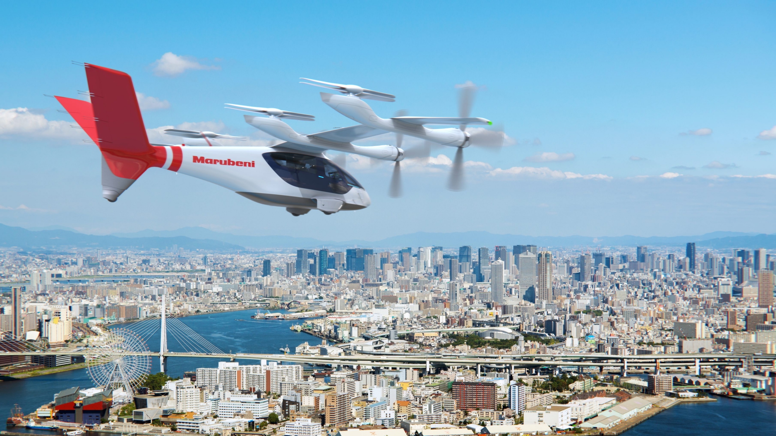 Vertical Aerospace Valo eVTOL for air taxi services in Japan