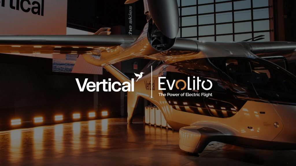 VErtical aerospace selects evolito as engine supplier
