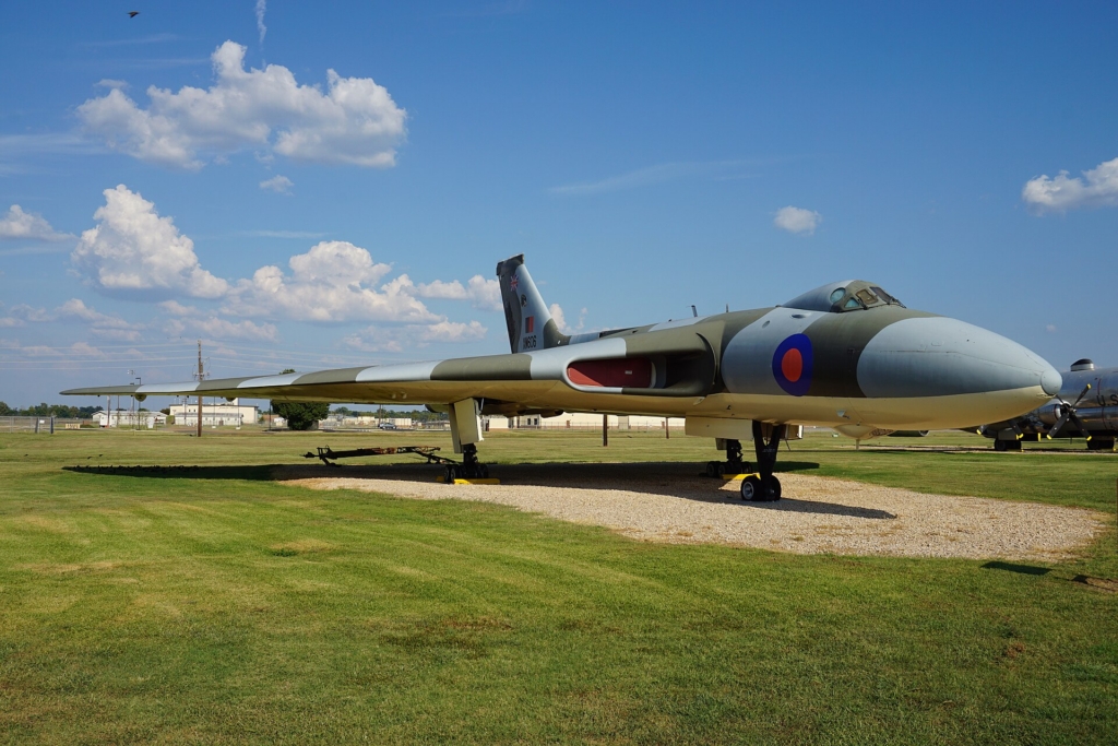 Avro Vulcan B2 (serial XM606) on display at the Barksdale Global Power Museum in Bossier City, Louisiana, on 19 September 2015. Image: Wikimedia Commons/Michael Barera