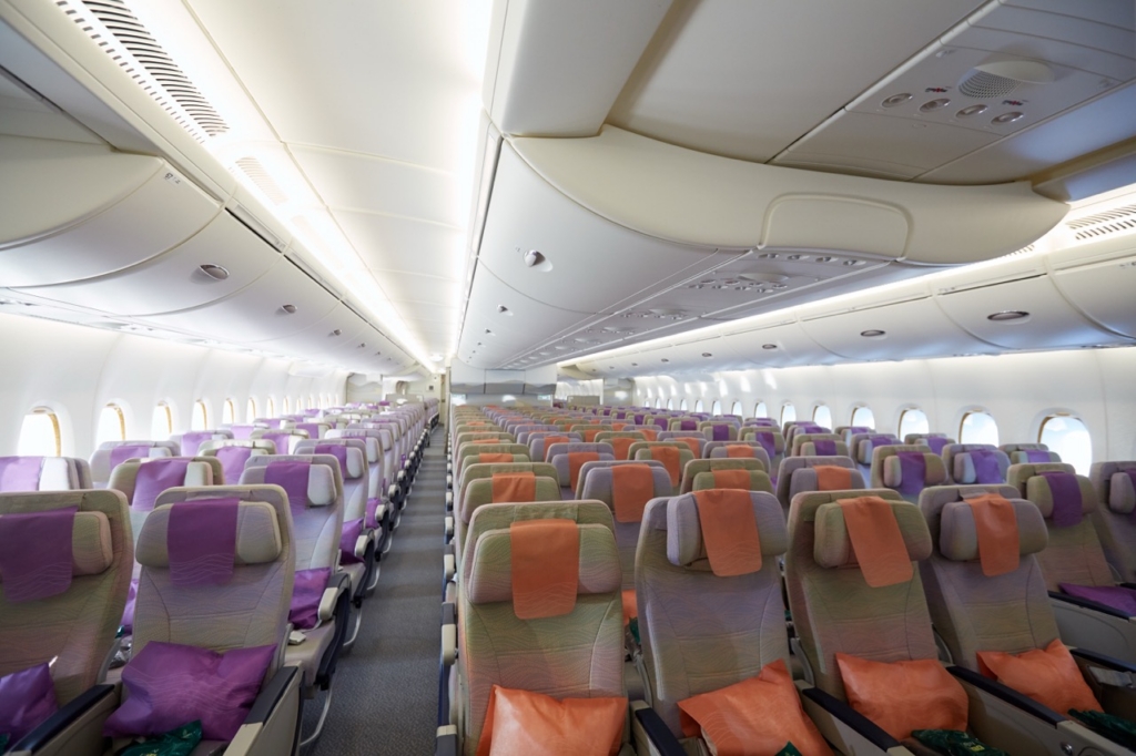 Emirates economy class Airbus A380