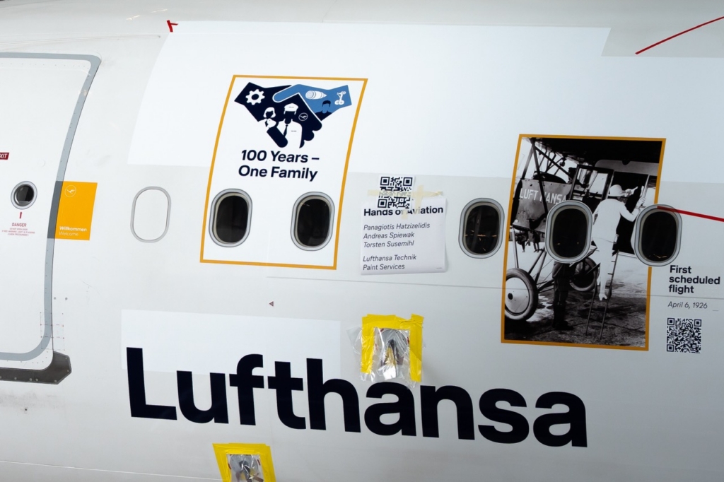 Lufthansa A321neo 100th anniversary livery employee stories