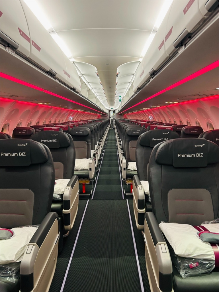 Eurowings Premium BIZ seat