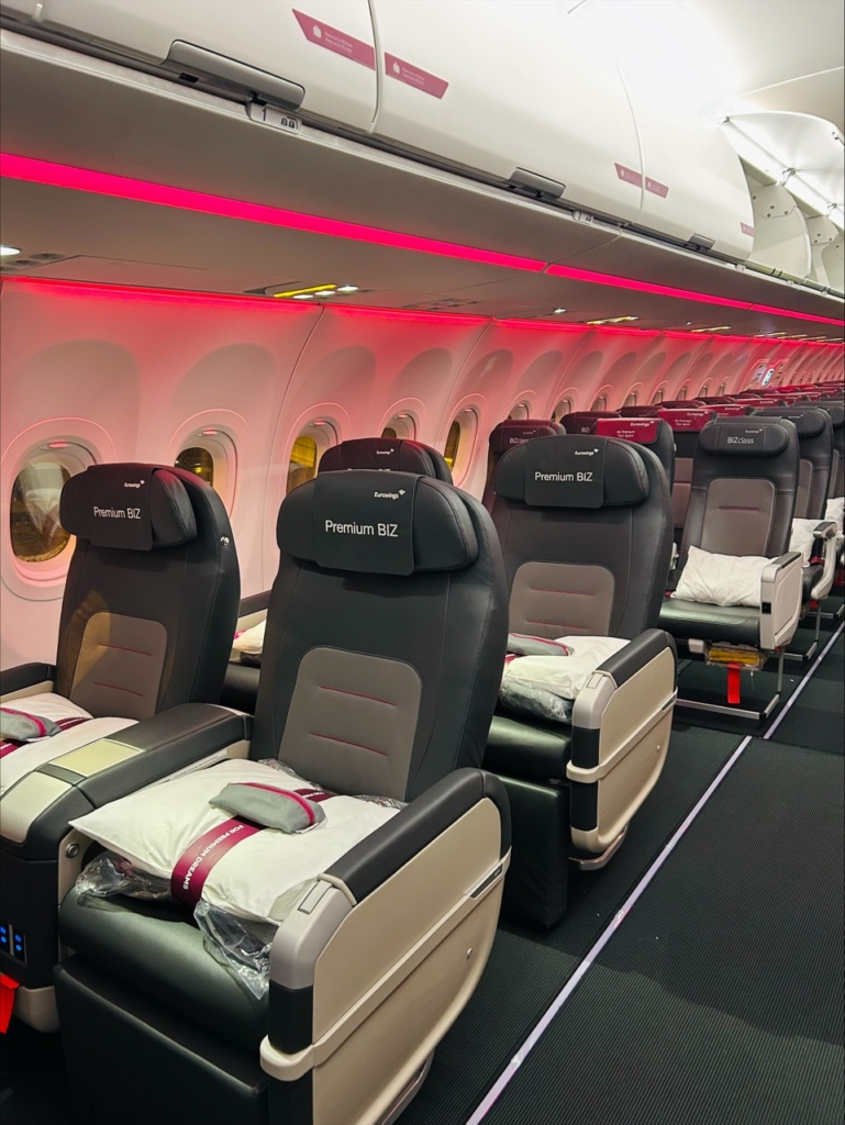 Eurowings Premium BIZ seat