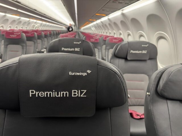 Eurowings Premium BIZ seat