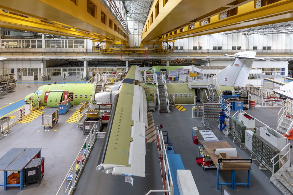ATR final assembly line in Toulouse