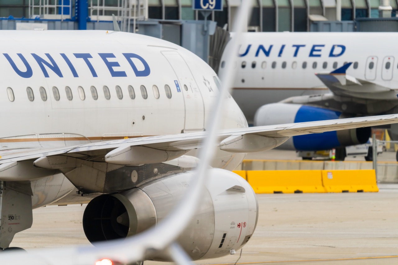 United Airlines aircraft at Chicago O'Hare