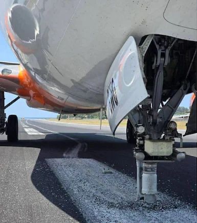 Air India Express nose wheel problem