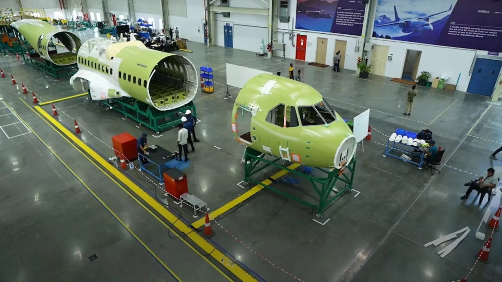 Airbus india final assembly line for C295
