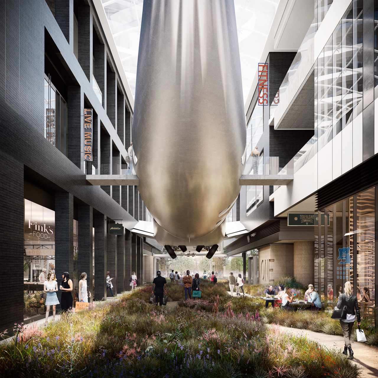 Boeing 747 office space Seattle