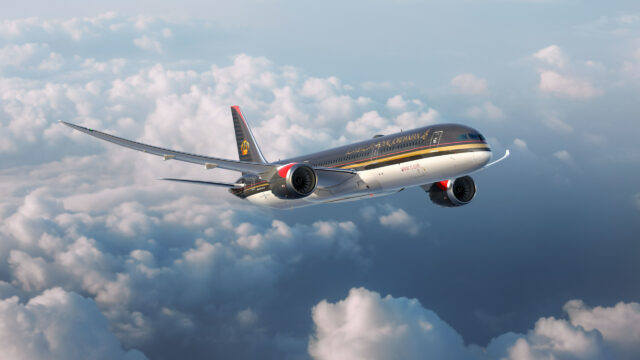 Boeing and Royal Jordanian announced an order for four 787-9 Dreamliner jets as the airline expands and modernizes its widebody fleet.
