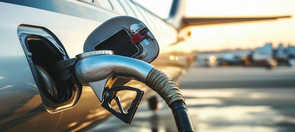 Business jet refuelling