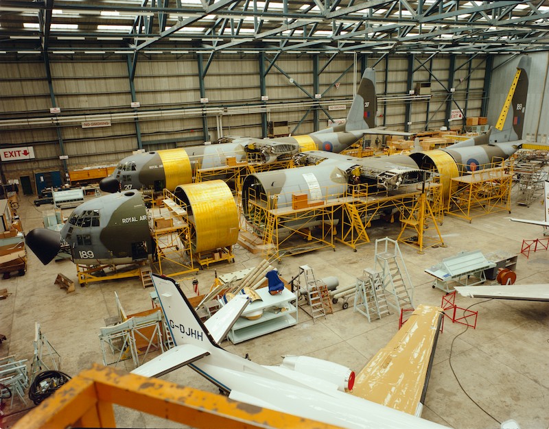 C-130 fuselage plugs Marshall Aerospace