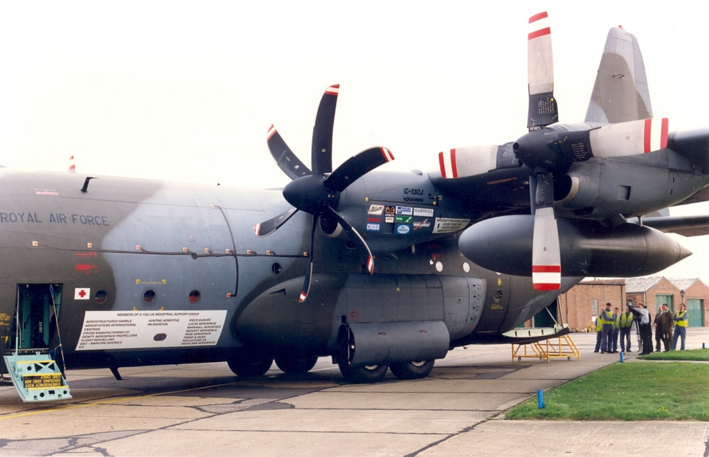 Hercules C-130J at Marshall Aerospace