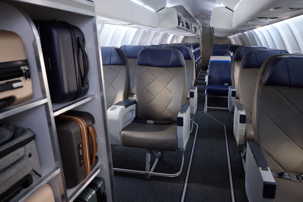 The CRJ450 interior