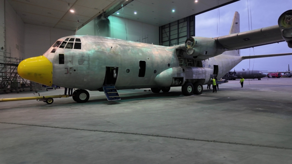 C130J center wing box at Marshall Aerospace