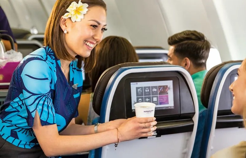HAwaiian Airlines cabin crew