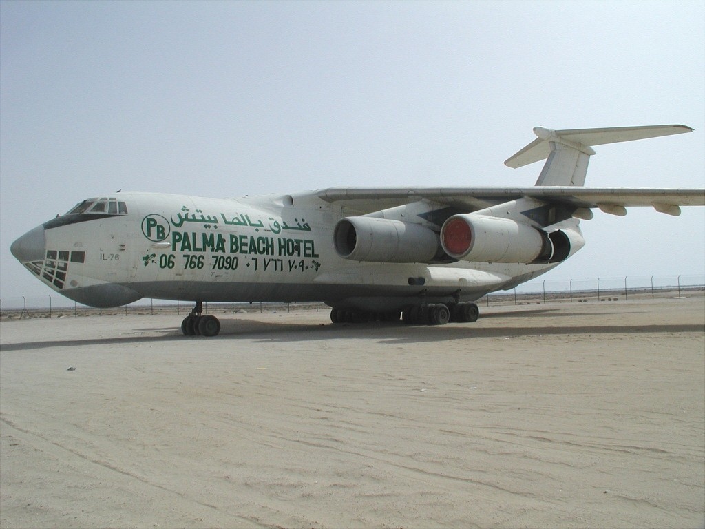 The Il-76 in Umm Al Quwain in 2001.