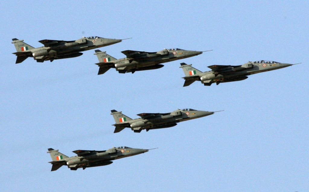 Indian Air Force Jaguar strike aircraft