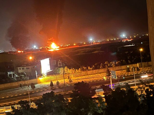 KC-747 tanker of the Iran Air Force destroyed