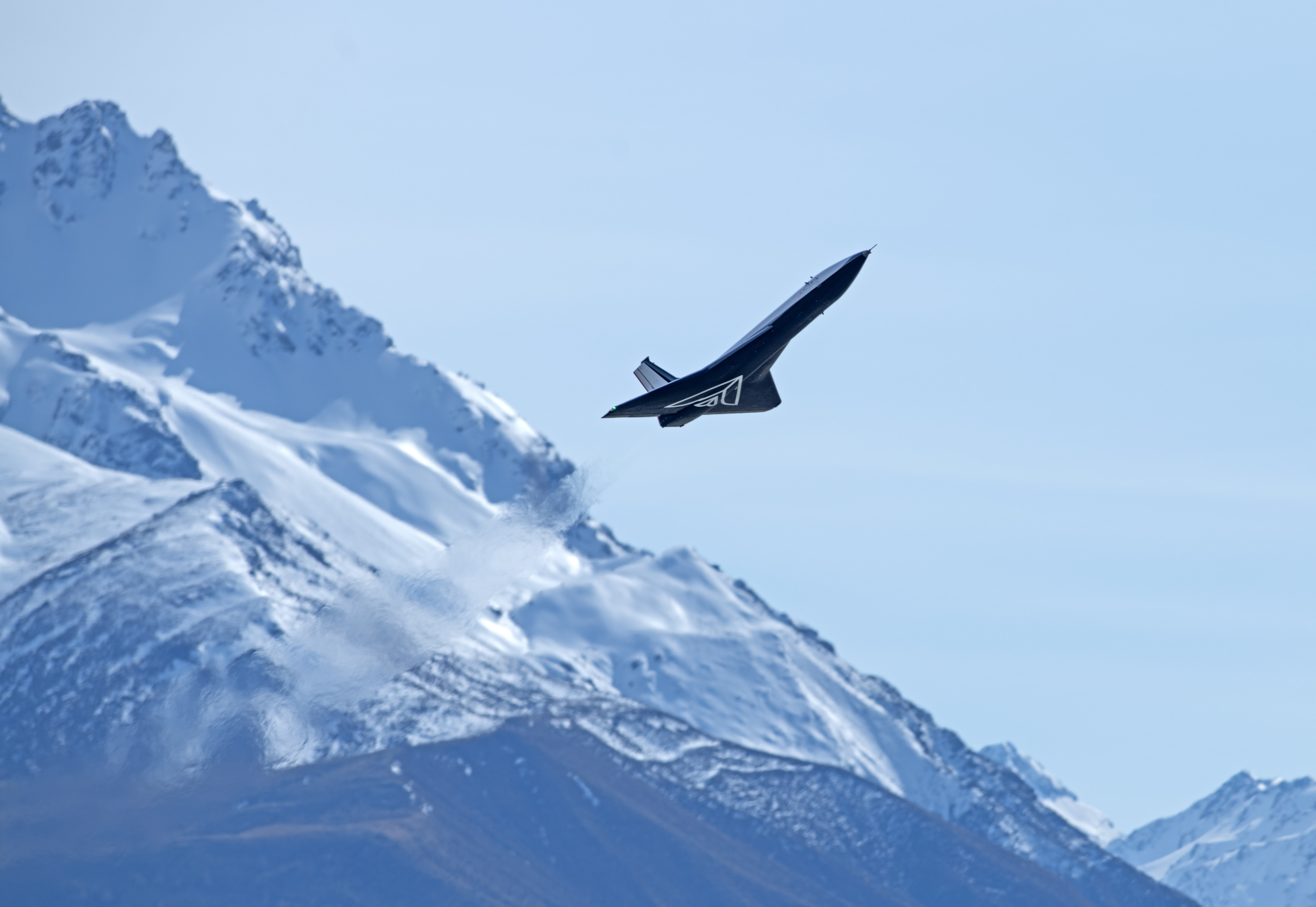 Dawn Aerospace's rocket powered spaceplane Aurora in the sky